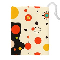 Geometric Design Drawstring Pouch (4xl)