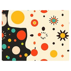 Geometric Design Premium Plush Fleece Blanket (extra Small)