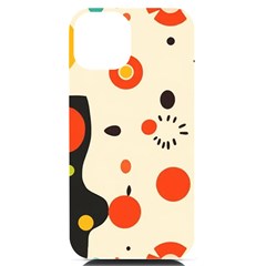 Geometric Design Iphone 14 Black Uv Print Pc Hardshell Case by myclothy