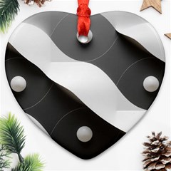 Geometric Design O6 Ornament (heart) by myclothy