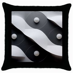 Geometric Design O6 Throw Pillow Case (black)