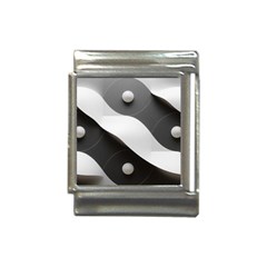 Geometric Design O6 Italian Charm (13mm)