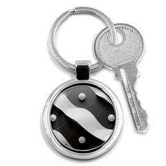 Geometric Design O6 Key Chain (round)