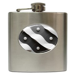 Geometric Design O6 Hip Flask (6 Oz)