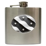 Geometric Design o6 Hip Flask (6 oz) Front