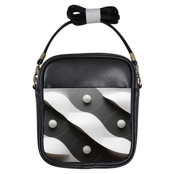 Geometric Design o6 Girls Sling Bag