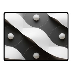 Geometric Design O6 Fleece Blanket (small)