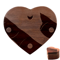 Geometric Design O6 Heart Wood Jewelry Box by myclothy