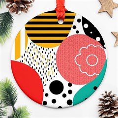 Geometric Design 07 Ornament (round)