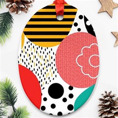 Geometric Design 07 Ornament (oval)