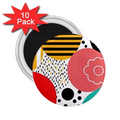 Geometric Design 07 2 25  Magnets (10 Pack) 