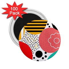 Geometric Design 07 2 25  Magnets (100 Pack) 