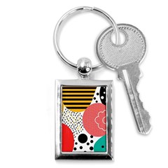 Geometric Design 07 Key Chain (rectangle)