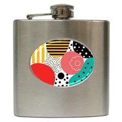 Geometric Design 07 Hip Flask (6 Oz)