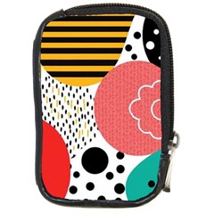 Geometric Design 07 Compact Camera Leather Case