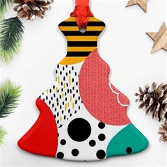 Geometric Design 07 Christmas Tree Ornament (two Sides)