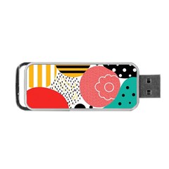 Geometric Design 07 Portable Usb Flash (one Side)