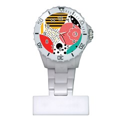 Geometric Design 07 Plastic Nurses Watch