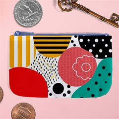 Geometric Design 07 Large Coin Purse