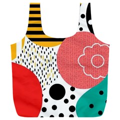 Geometric Design 07 Full Print Recycle Bag (xxxl) by myclothy