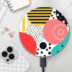 Geometric Design 07 Wireless Fast Charger(white) by myclothy