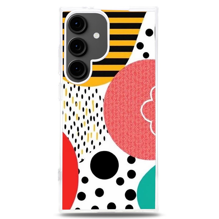 Geometric Design 07 Samsung Galaxy S24 Plus 6.7 Inch TPU UV Case