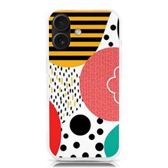 Geometric Design 07 Iphone 16 Tpu Uv Print Case by myclothy