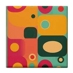 Geometric Design 08 Tile Coaster