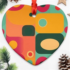 Geometric Design 08 Ornament (heart) by myclothy