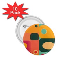 Geometric Design 08 1 75  Buttons (10 Pack)