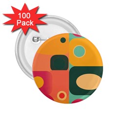 Geometric Design 08 2 25  Buttons (100 Pack) 