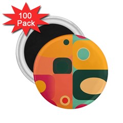 Geometric Design 08 2 25  Magnets (100 Pack)  by myclothy