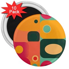 Geometric Design 08 3  Magnets (10 Pack) 