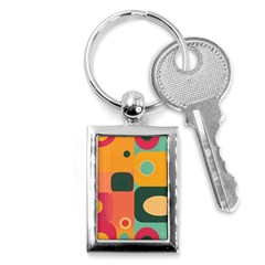 Geometric Design 08 Key Chain (rectangle)