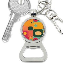 Geometric Design 08 Bottle Opener Key Chain