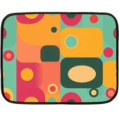 Geometric Design 08 Two Sides Fleece Blanket (mini)