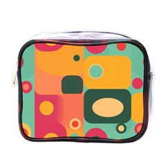 Geometric Design 08 Mini Toiletries Bag (one Side)