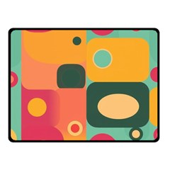 Geometric Design 08 Fleece Blanket (small)