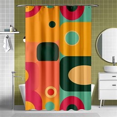 Geometric Design 08 Shower Curtain 48  X 72  (small) 