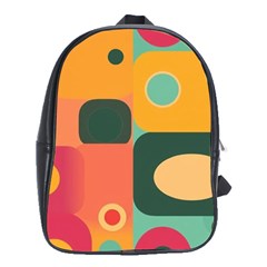 Geometric Design 08 School Bag (xl) by myclothy