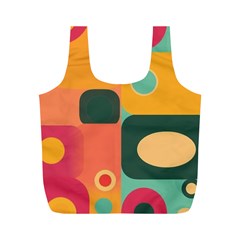 Geometric Design 08 Full Print Recycle Bag (m)