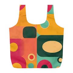 Geometric Design 08 Full Print Recycle Bag (l)