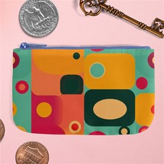 Geometric Design 08 Large Coin Purse