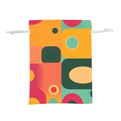 Geometric Design 08 Lightweight Drawstring Pouch (l)