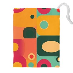 Geometric Design 08 Drawstring Pouch (4xl)