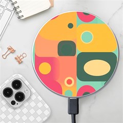 Geometric Design 08 Wireless Fast Charger(white) by myclothy