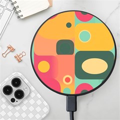 Geometric Design 08 Wireless Fast Charger(black) by myclothy