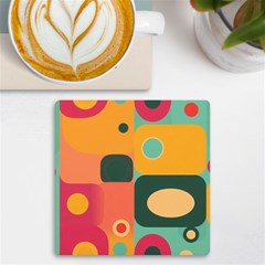 Geometric Design 08 Uv Print Square Tile Coaster 