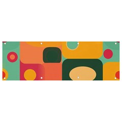 Geometric Design 08 Banner And Sign 9  X 3  by myclothy