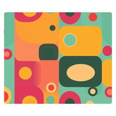 Geometric Design 08 Premium Plush Fleece Blanket (small)